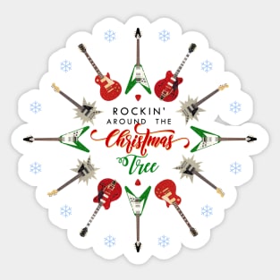 Rockin' Around The Christmas Tree Sticker